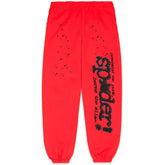 Sp5der P*NK V2 Sweatpant Red
