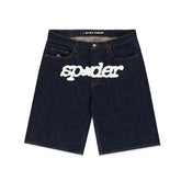 SP5DER V3 LOGO DENIM SHORT