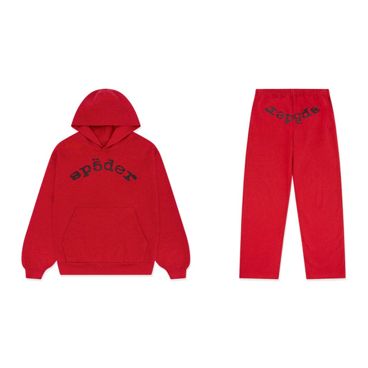 Sp5der VVS Tracksuit – Red