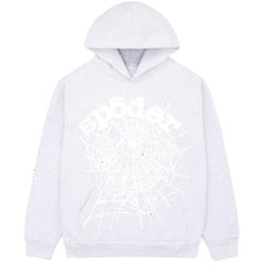 Sp5der OG Web Hoodie Heather Grey
