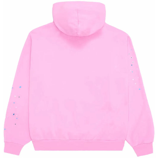 Sp5der OG Web Hoodie Pink