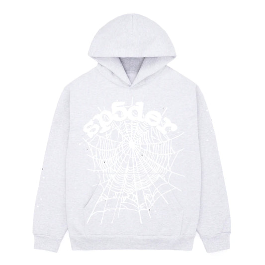 Sp5der OG Web Tracksuit Heather Grey