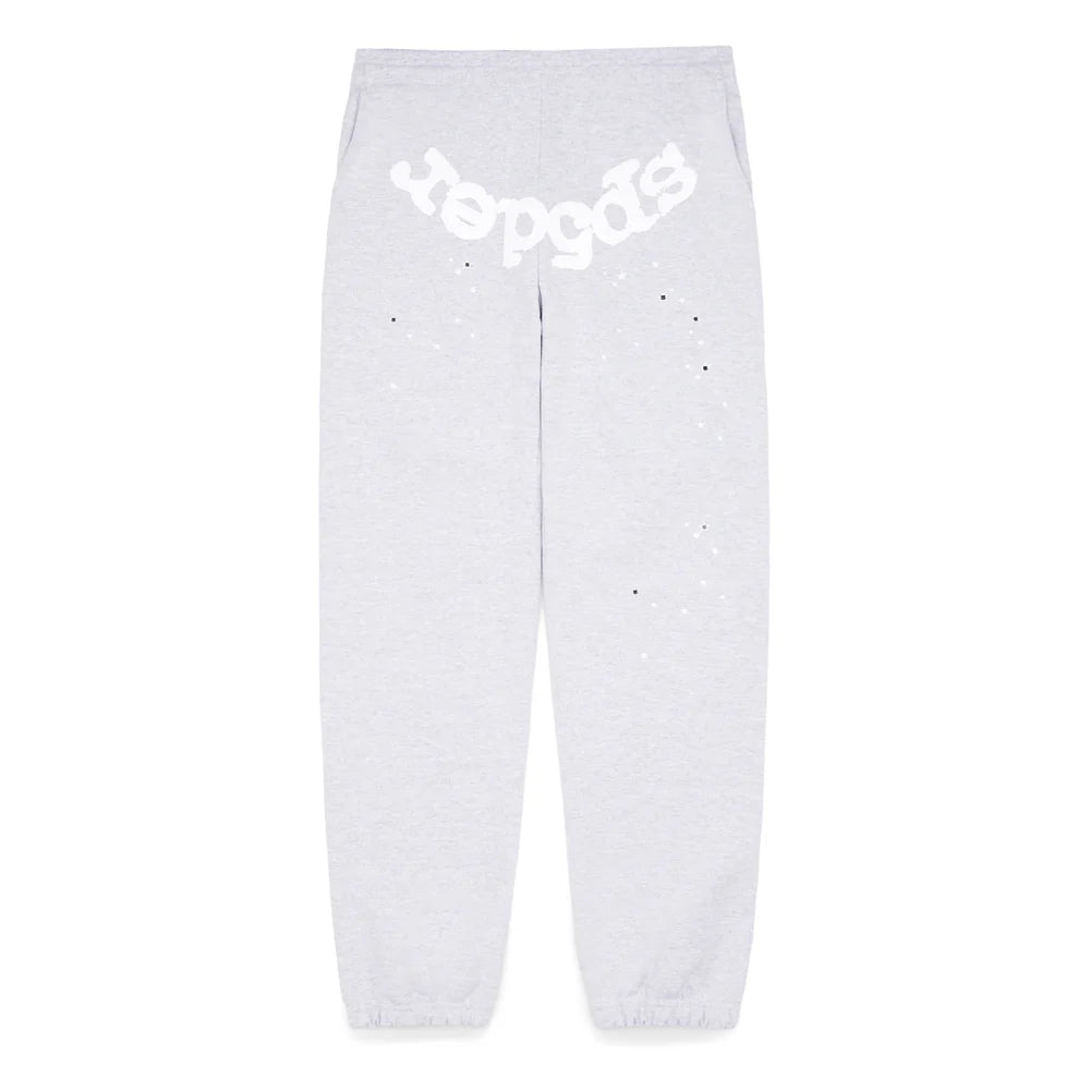 Sp5der OG Web Tracksuit Heather Grey